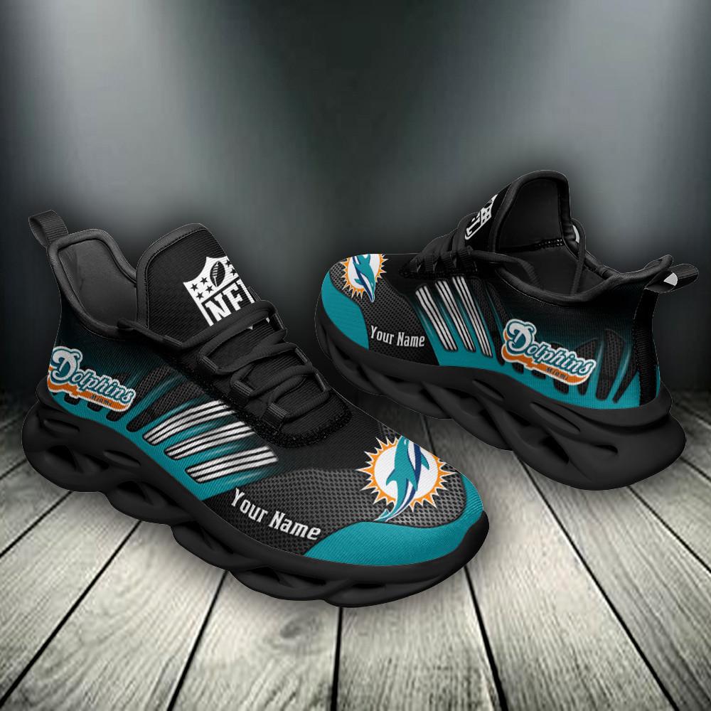 Ideafootwear Miami Dolphins Max Soul Shoes Sneakers For Men And Women 27