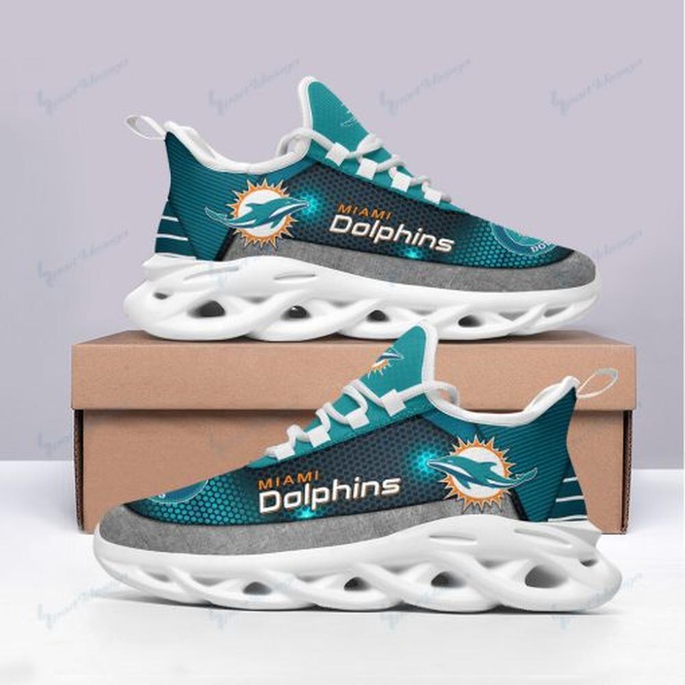 Ideafootwear Miami Dolphins Max Soul Shoes Sneakers For Men And Women 12