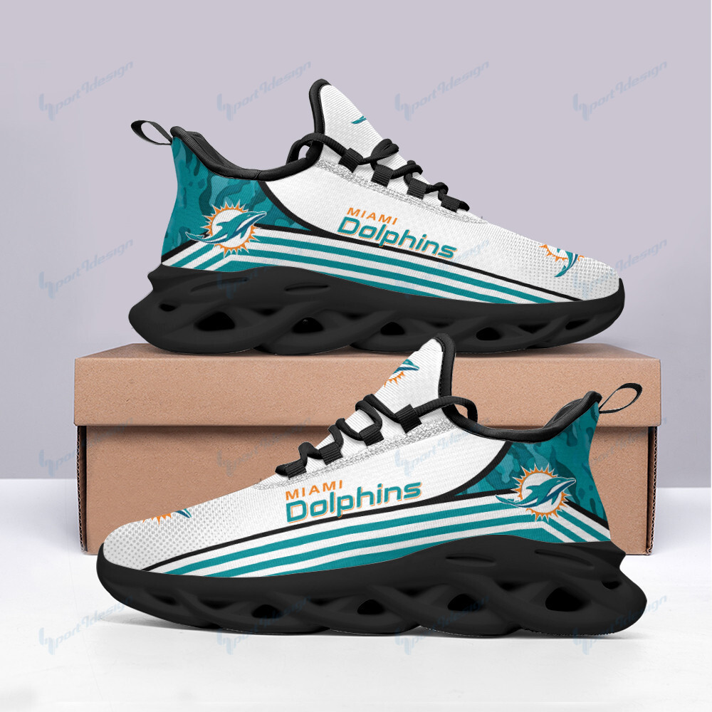 Ideafootwear Miami Dolphins Max Soul Shoes Sneakers For Men And Women 13