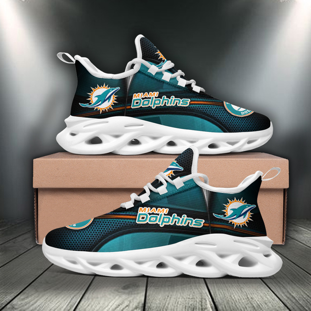 Ideafootwear Miami Dolphins Max Soul Shoes Sneakers For Men And Women 3