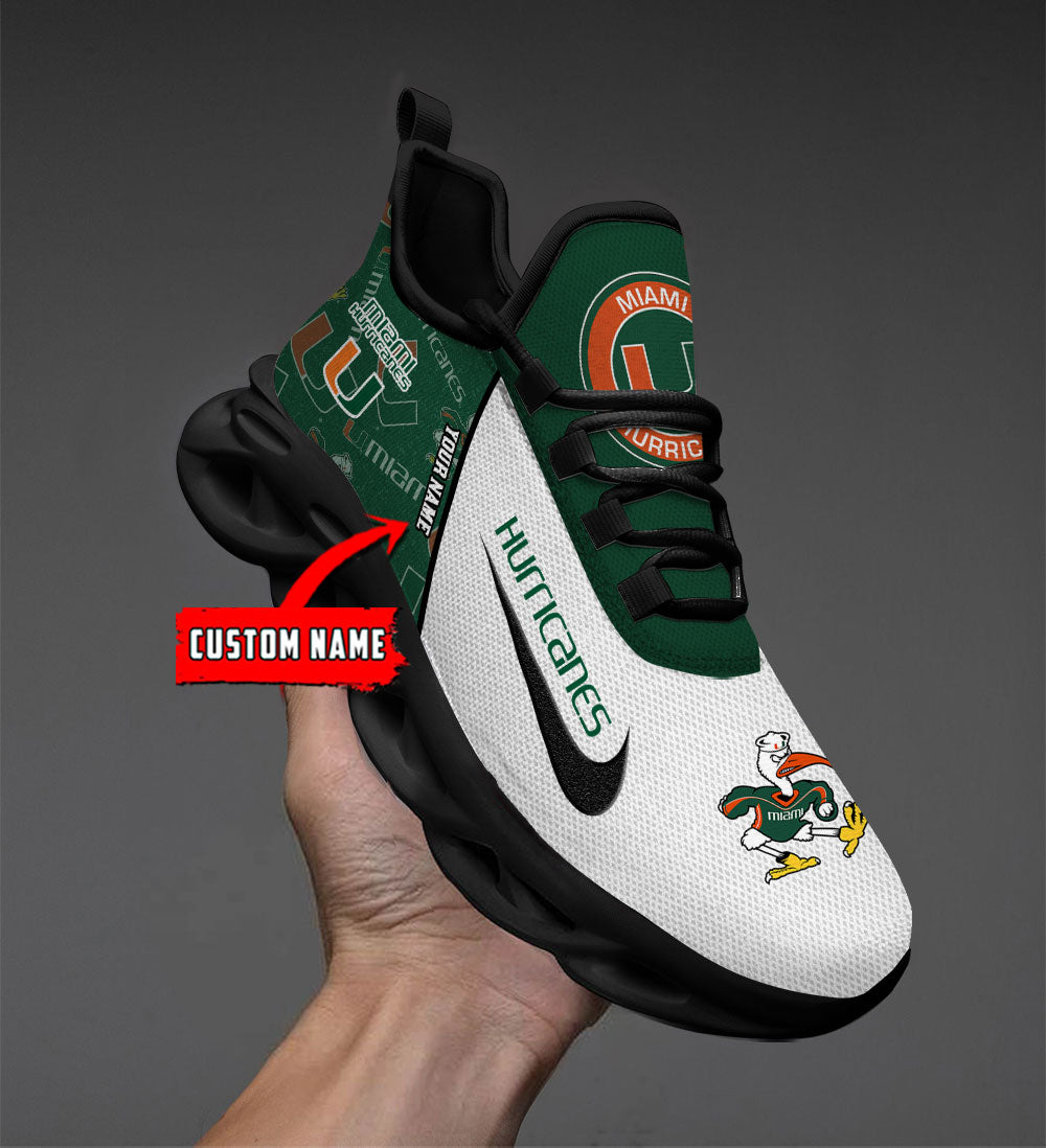 Ideafootwear Miami Hurricanes Max Soul Shoes Sneakers For Men And Women 1