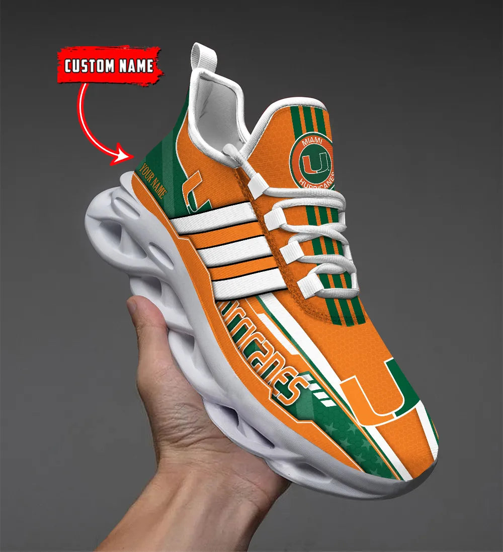 Ideafootwear Miami Hurricanes Max Soul Shoes Sneakers For Men And Women 3