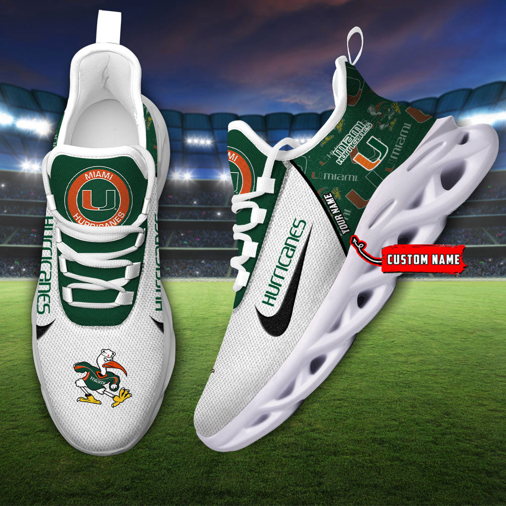 Ideafootwear Miami Hurricanes Max Soul Shoes Sneakers For Men And Women 1