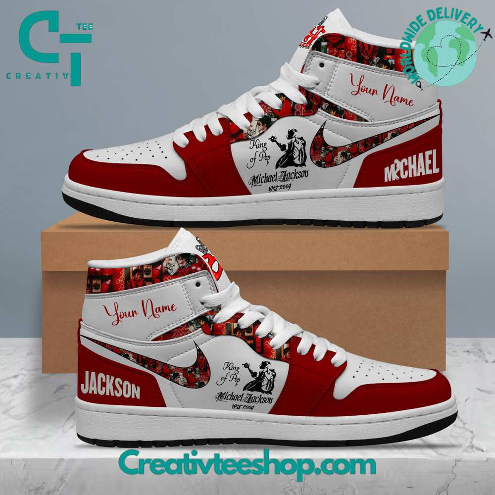 Ideafootwear Michael Jackson AJ1 High Sneakers Shoes For Men And Women 1
