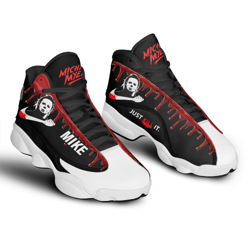 Ideafootwear Michael Myers AJ13 Sneakers Shoes For Men And Women 1