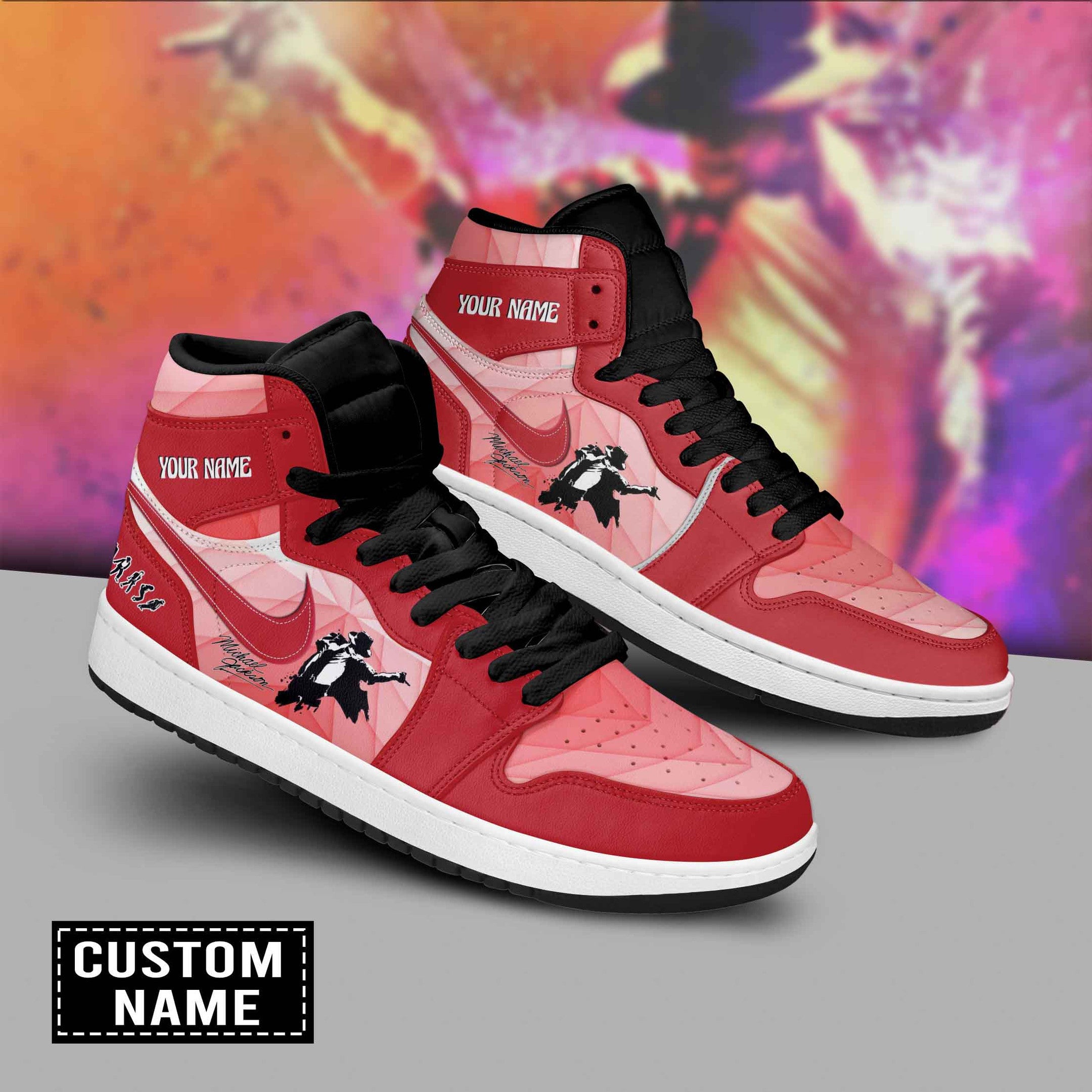 Ideafootwear Michel Jackson AJ1 High Sneakers Shoes For Men And Women 1
