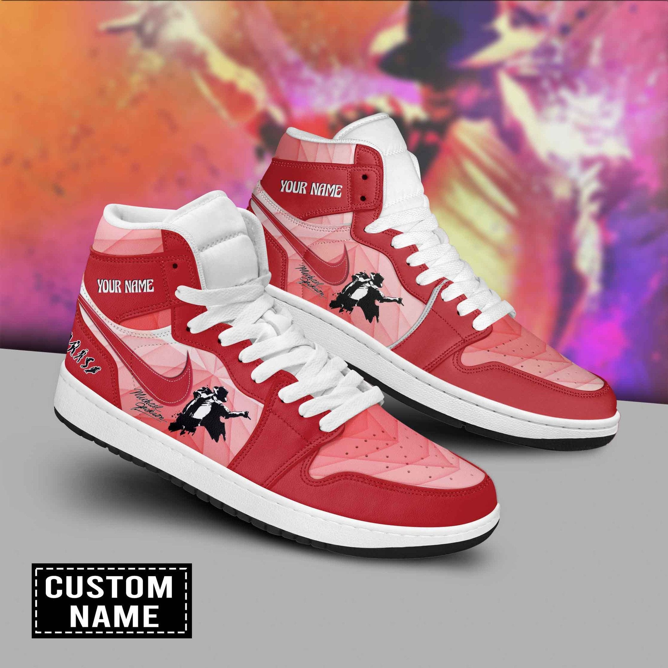 Ideafootwear Michel Jackson AJ1 High Sneakers Shoes For Men And Women 2