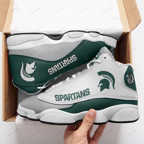 Ideafootwear Michigan State AJ13 Sneakers Shoes For Men And Women 1