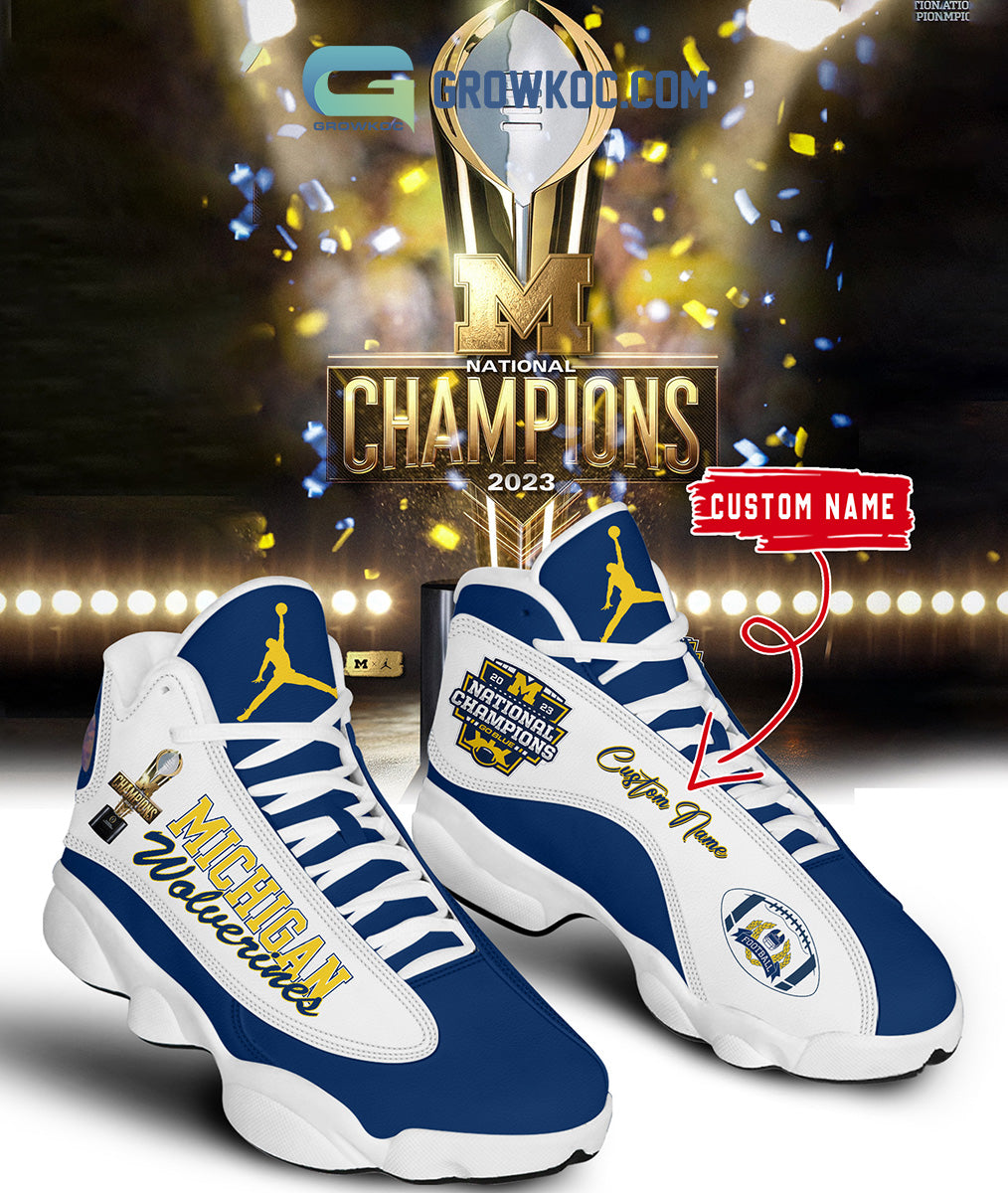 Ideafootwear Michigan Wolverines AJ13 Sneakers Shoes For Men And Women 1