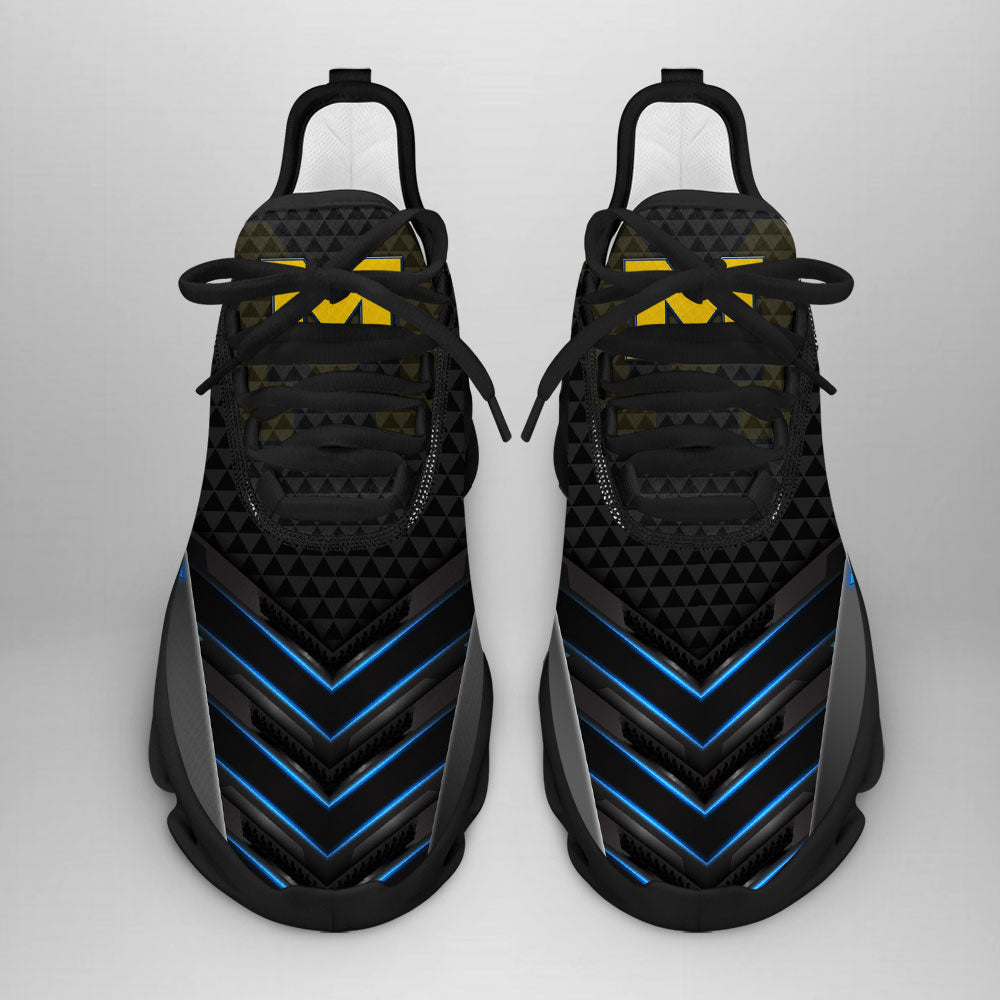 Ideafootwear Michigan Wolverines Max Soul Shoes Sneakers For Men And Women 3