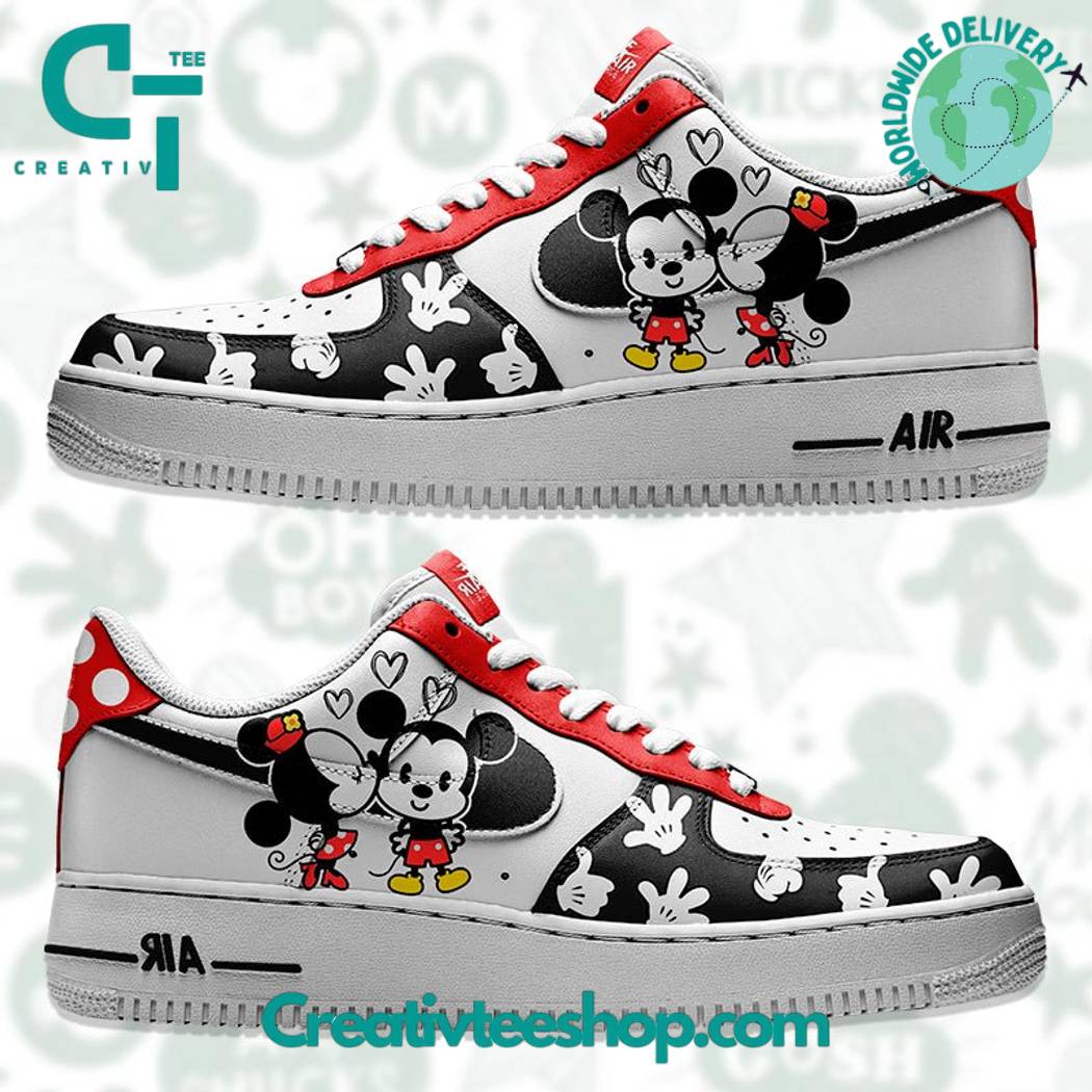 Ideafootwear Mickey Air Low-Top Sneakers Shoes For Men And Women 1