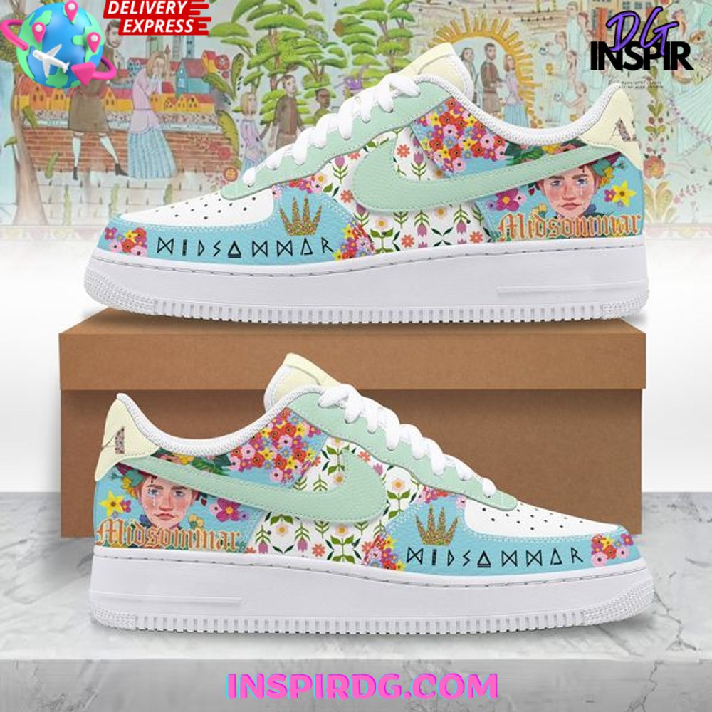 Ideafootwear Midsommar Floral Air Low-Top Sneakers Shoes For Men And Women 1