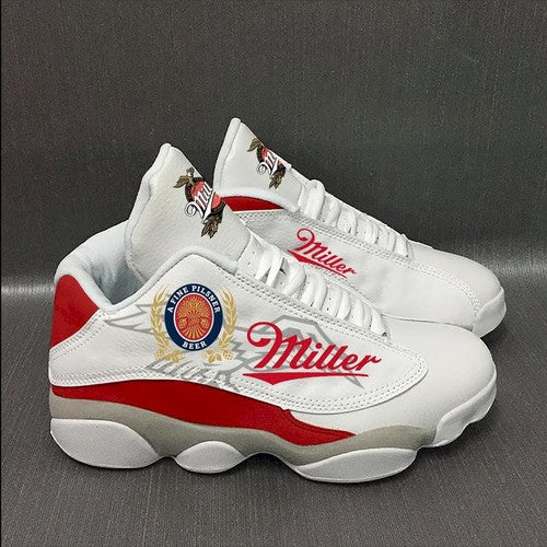 Ideafootwear Miller Lite Beer AJ13 Sneakers Shoes For Men And Women 2