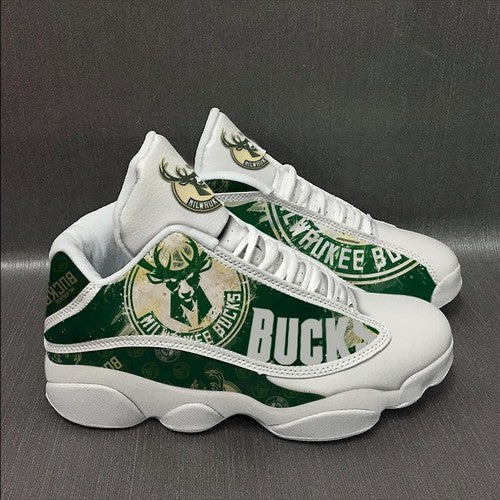 Ideafootwear Milwaukee Bucks AJ13 Sneakers Shoes For Men And Women 3