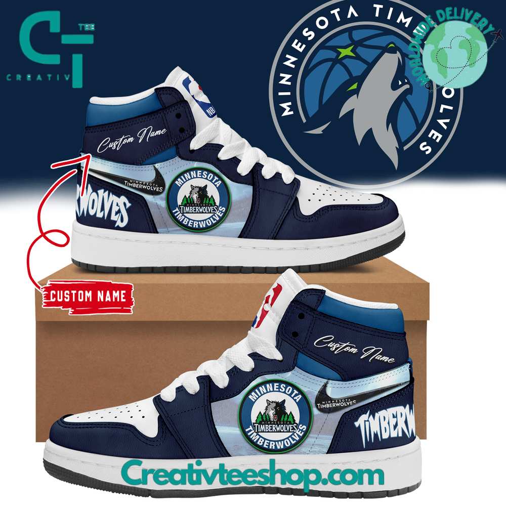Ideafootwear Minnesota Timberwolves AJ1 High Sneakers Shoes For Men And Women 4
