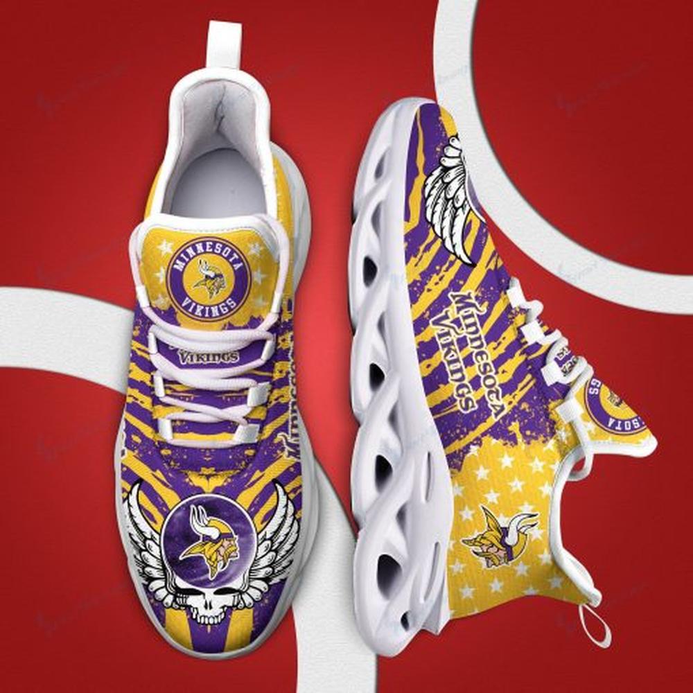 Ideafootwear Minnesota Vikings Max Soul Shoes Sneakers For Men And Women 32