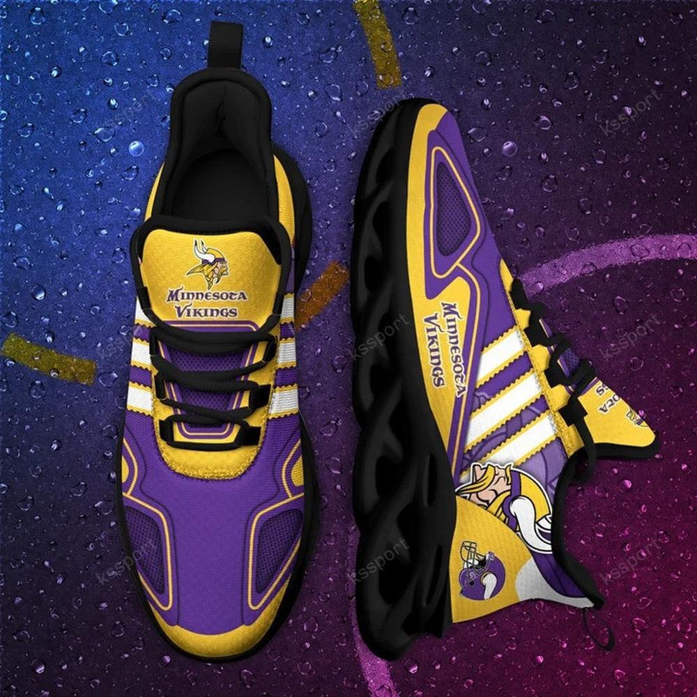 Ideafootwear Minnesota Vikings Max Soul Shoes Sneakers For Men And Women 18