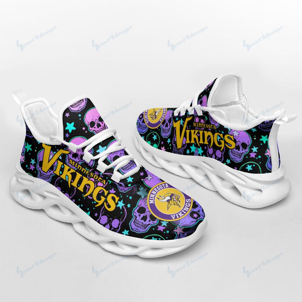 Ideafootwear Minnesota Vikings Max Soul Shoes Sneakers For Men And Women 12