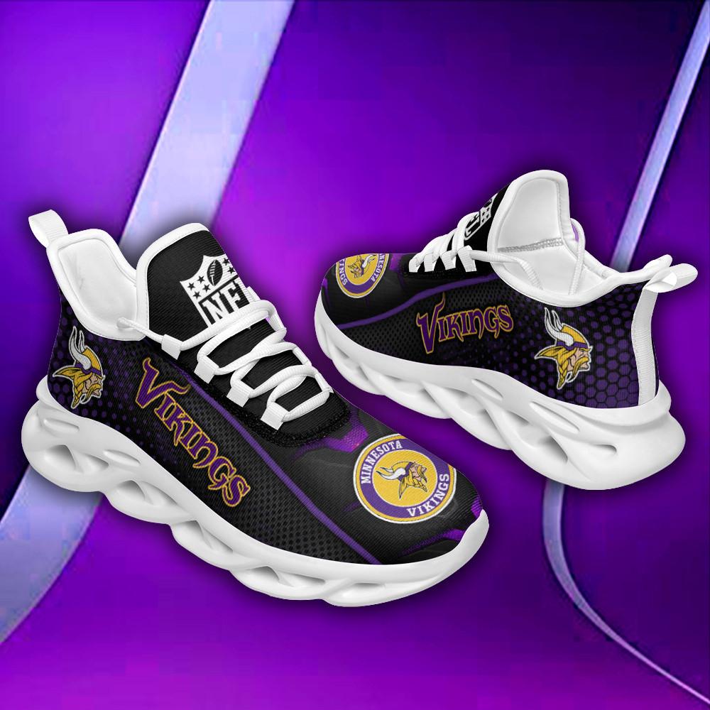 Ideafootwear Minnesota Vikings Max Soul Shoes Sneakers For Men And Women 4