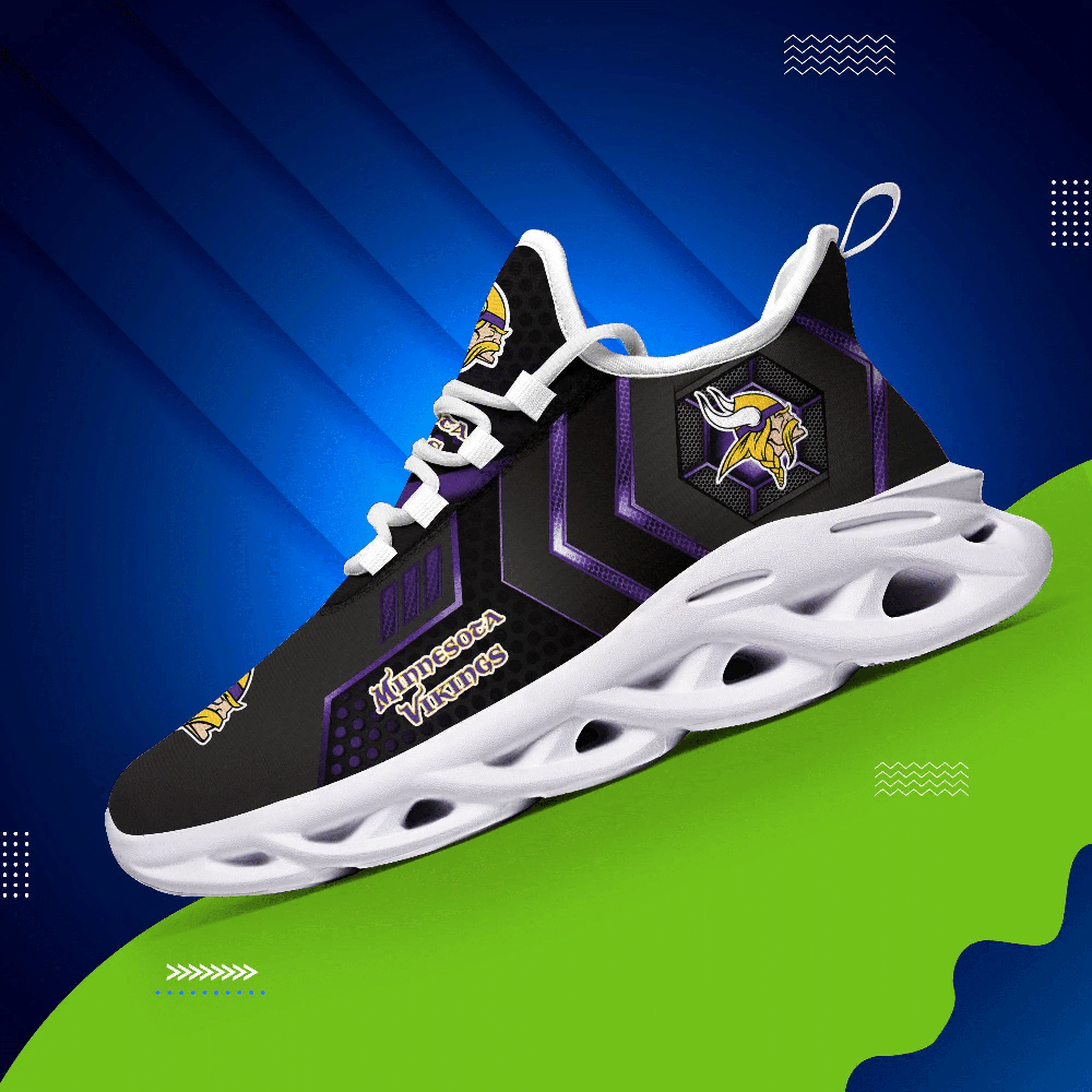 Ideafootwear Minnesota Vikings Max Soul Shoes Sneakers For Men And Women 30
