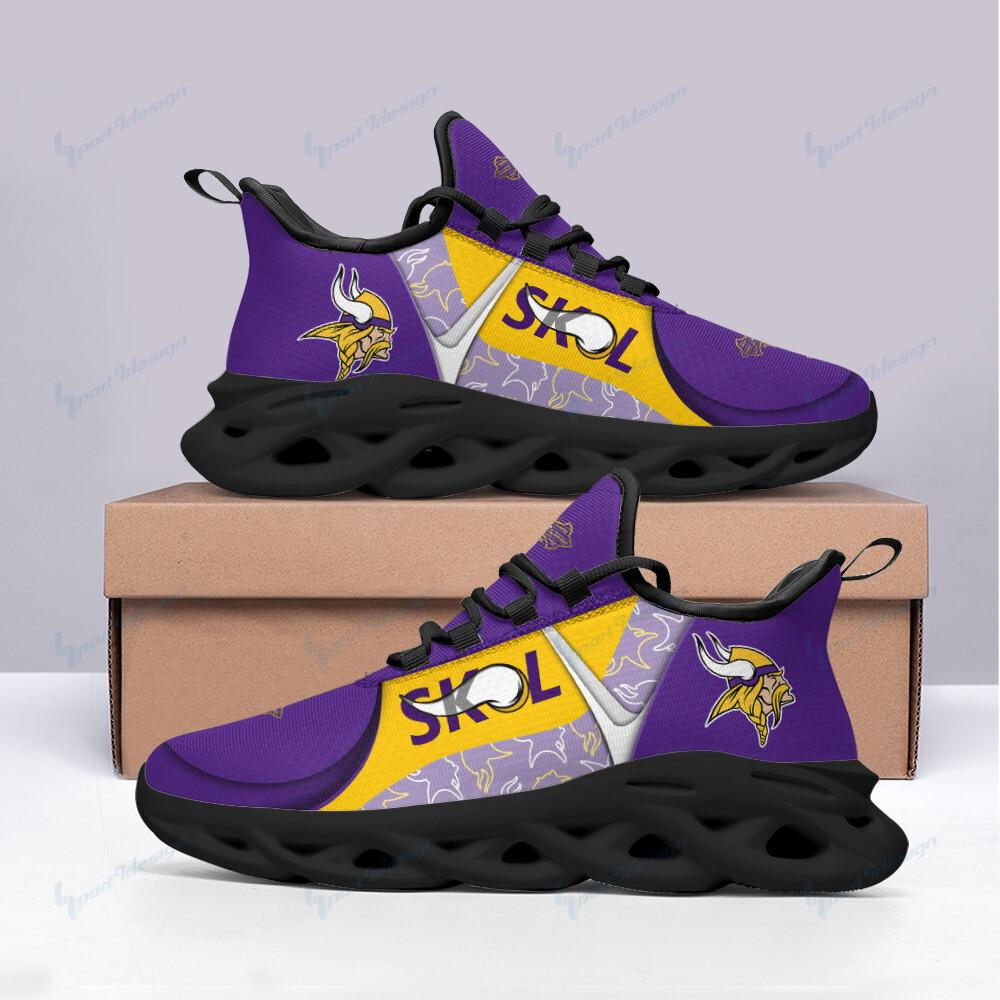 Ideafootwear Minnesota Vikings Max Soul Shoes Sneakers For Men And Women 15
