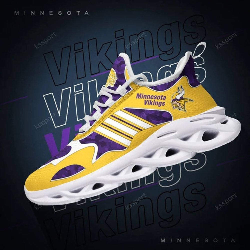 Ideafootwear Minnesota Vikings Max Soul Shoes Sneakers For Men And Women 28