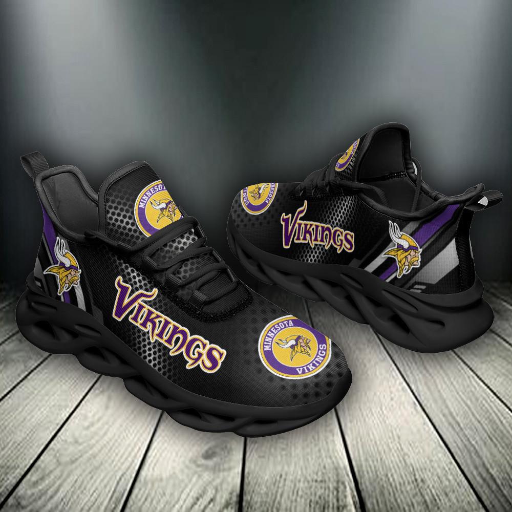 Ideafootwear Minnesota Vikings Max Soul Shoes Sneakers For Men And Women 8