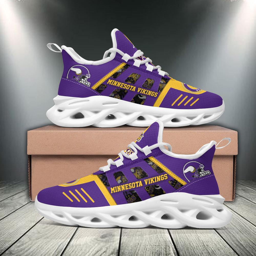 Ideafootwear Minnesota Vikings Max Soul Shoes Sneakers For Men And Women 5