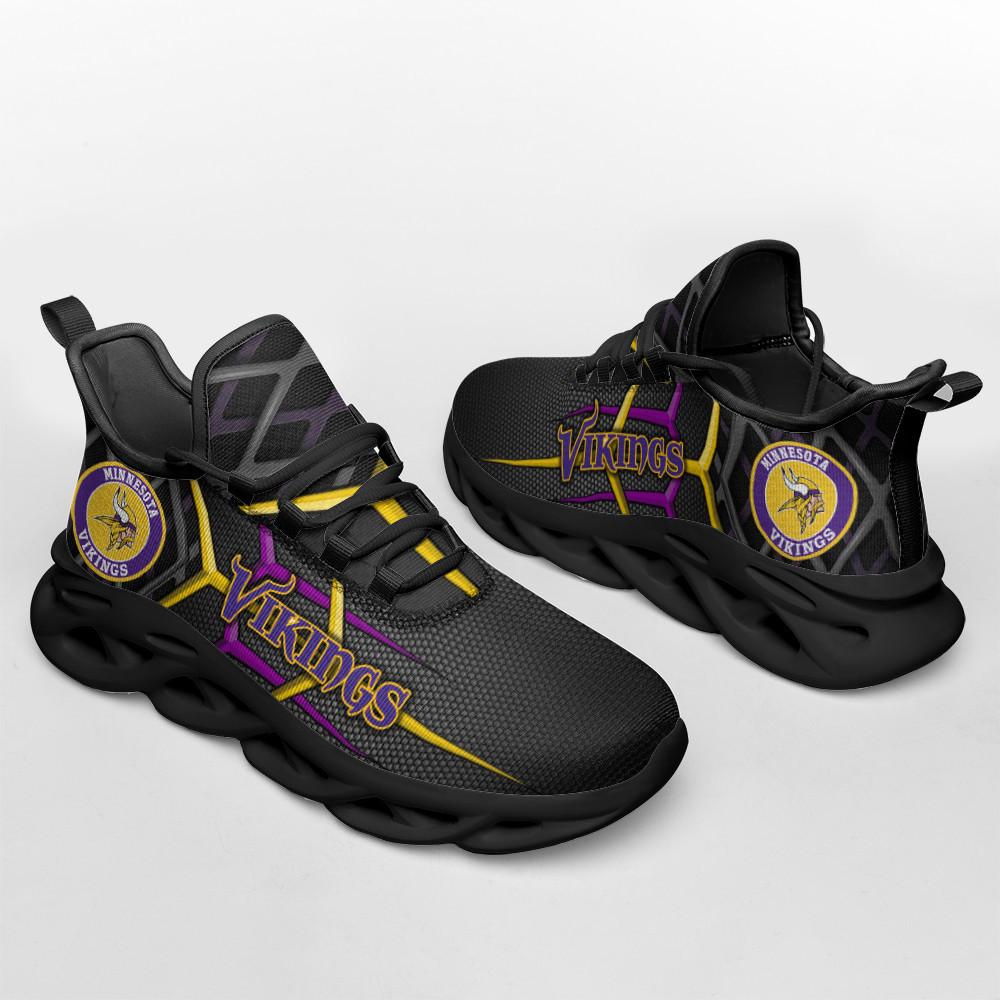 Ideafootwear Minnesota Vikings Max Soul Shoes Sneakers For Men And Women 7