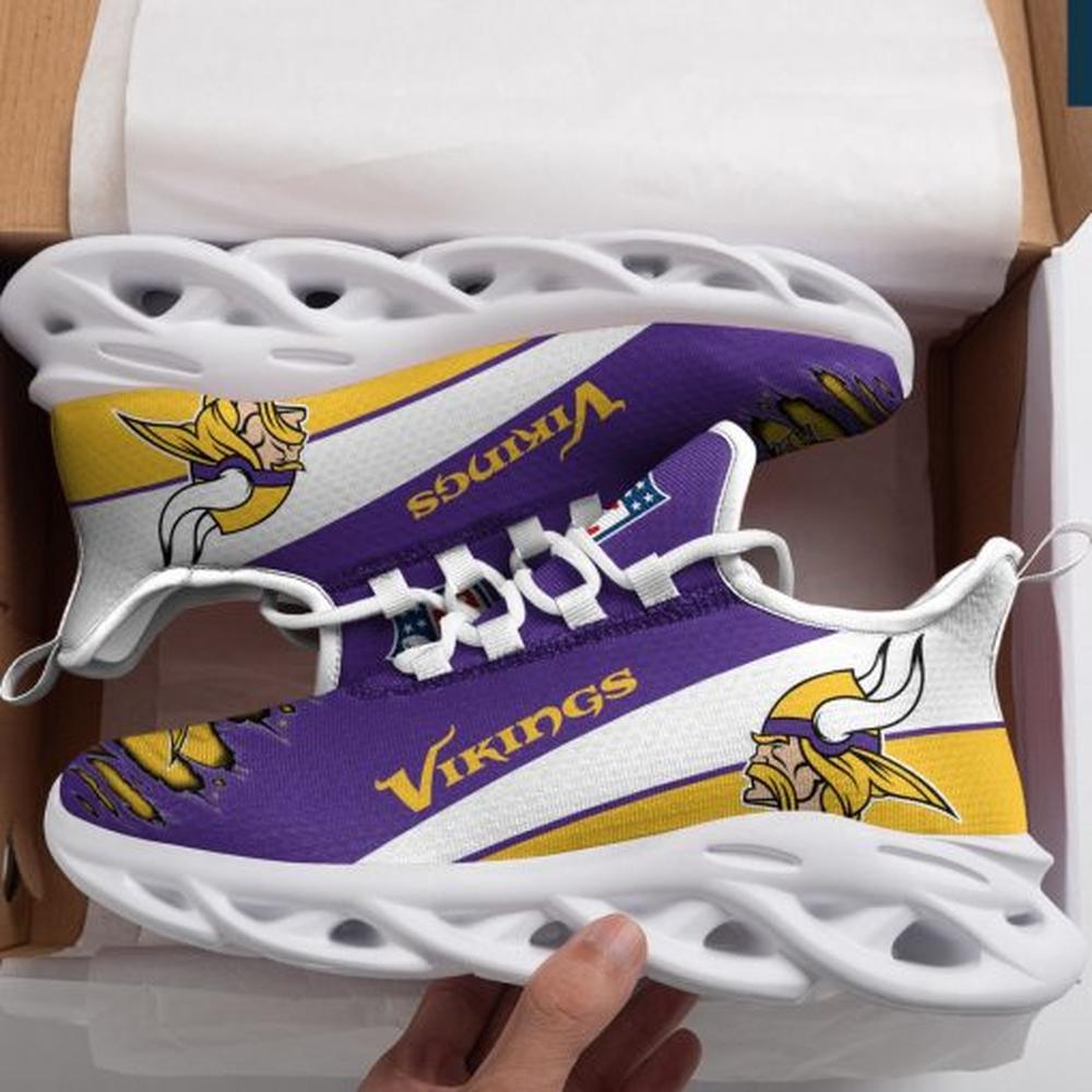 Ideafootwear Minnesota Vikings Max Soul Shoes Sneakers For Men And Women 3