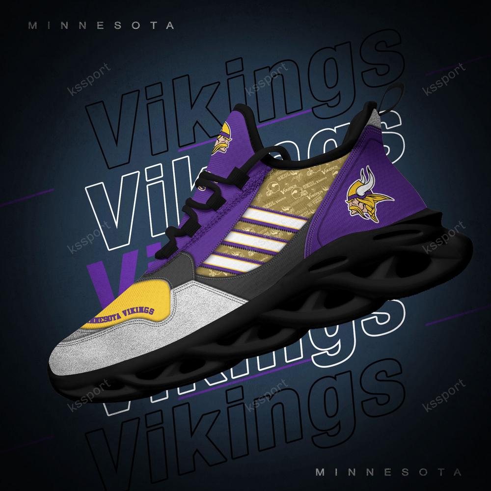 Ideafootwear Minnesota Vikings Max Soul Shoes Sneakers For Men And Women 6