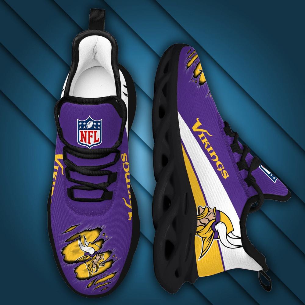 Ideafootwear Minnesota Vikings Max Soul Shoes Sneakers For Men And Women 3