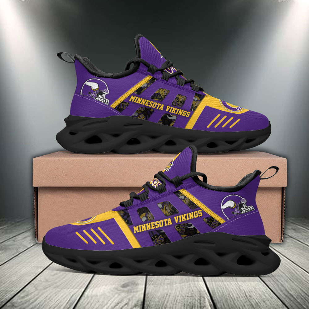 Ideafootwear Minnesota Vikings Max Soul Shoes Sneakers For Men And Women 5