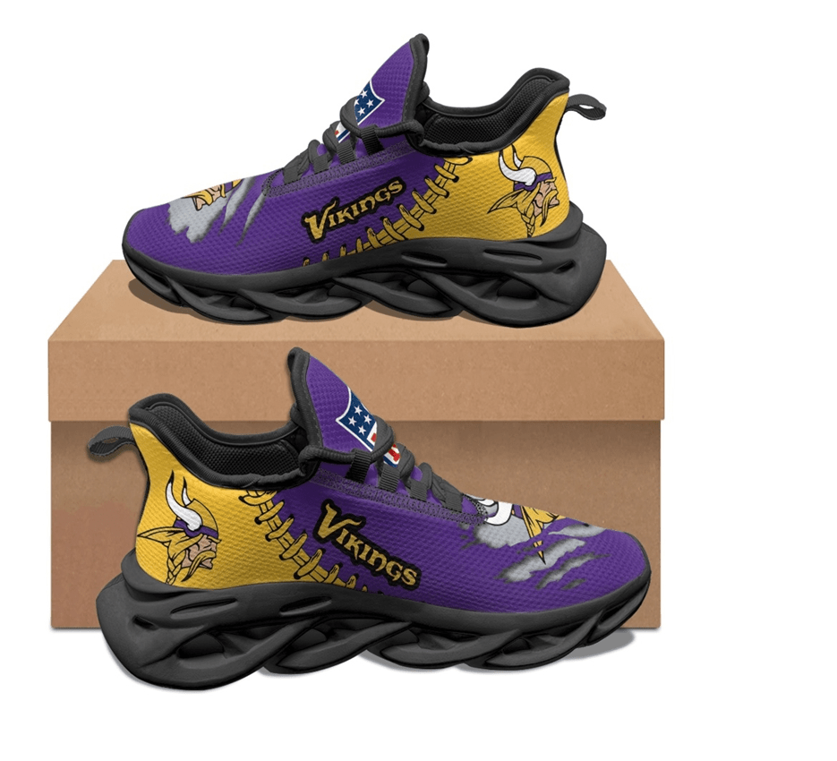 Ideafootwear Minnesota Vikings Max Soul Shoes Sneakers For Men And Women 20