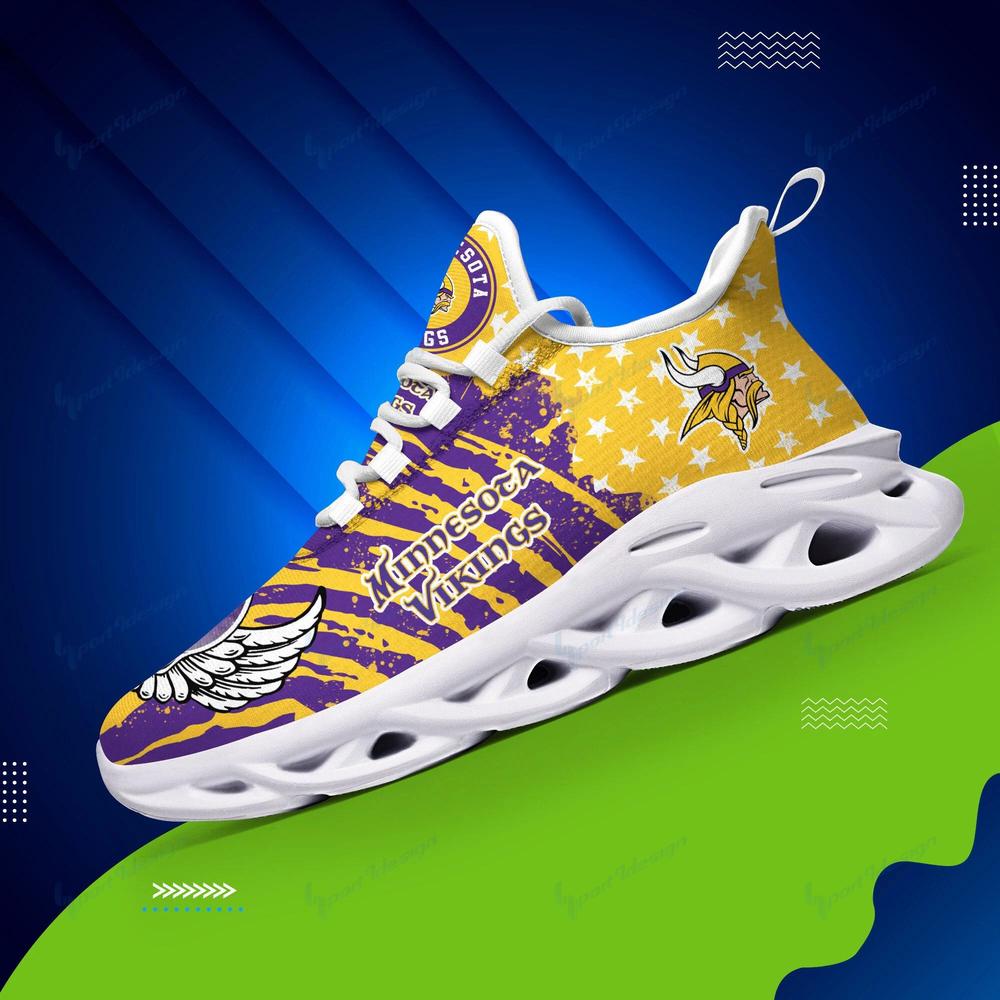 Ideafootwear Minnesota Vikings Max Soul Shoes Sneakers For Men And Women 32