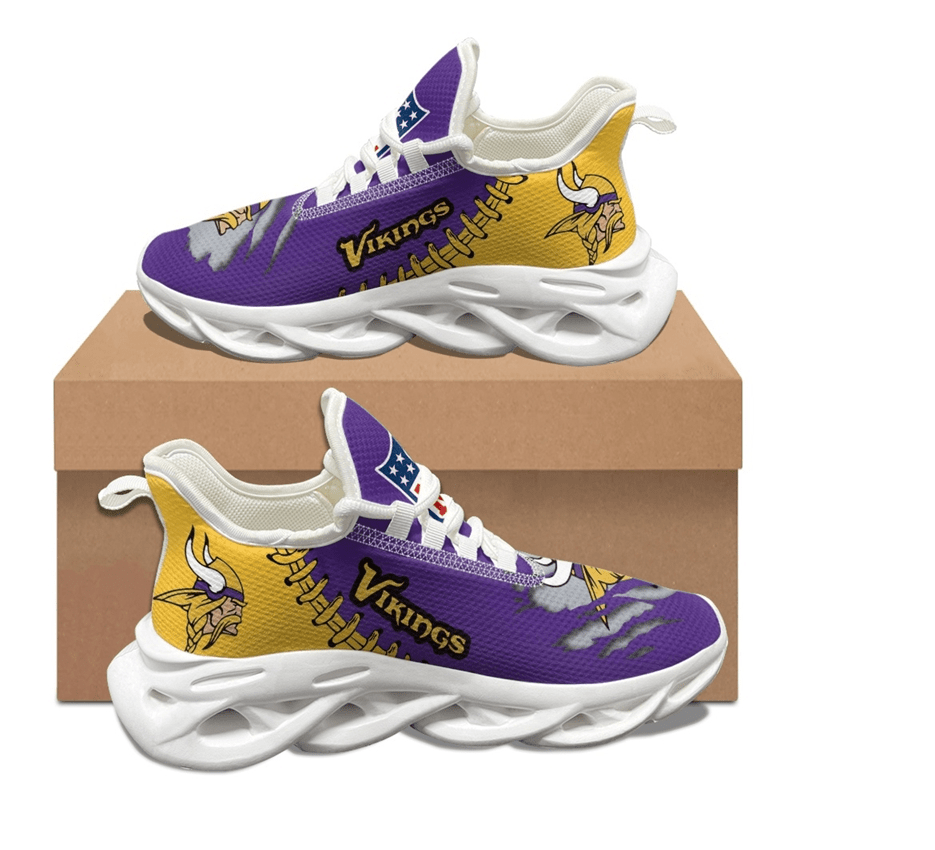 Ideafootwear Minnesota Vikings Max Soul Shoes Sneakers For Men And Women 20