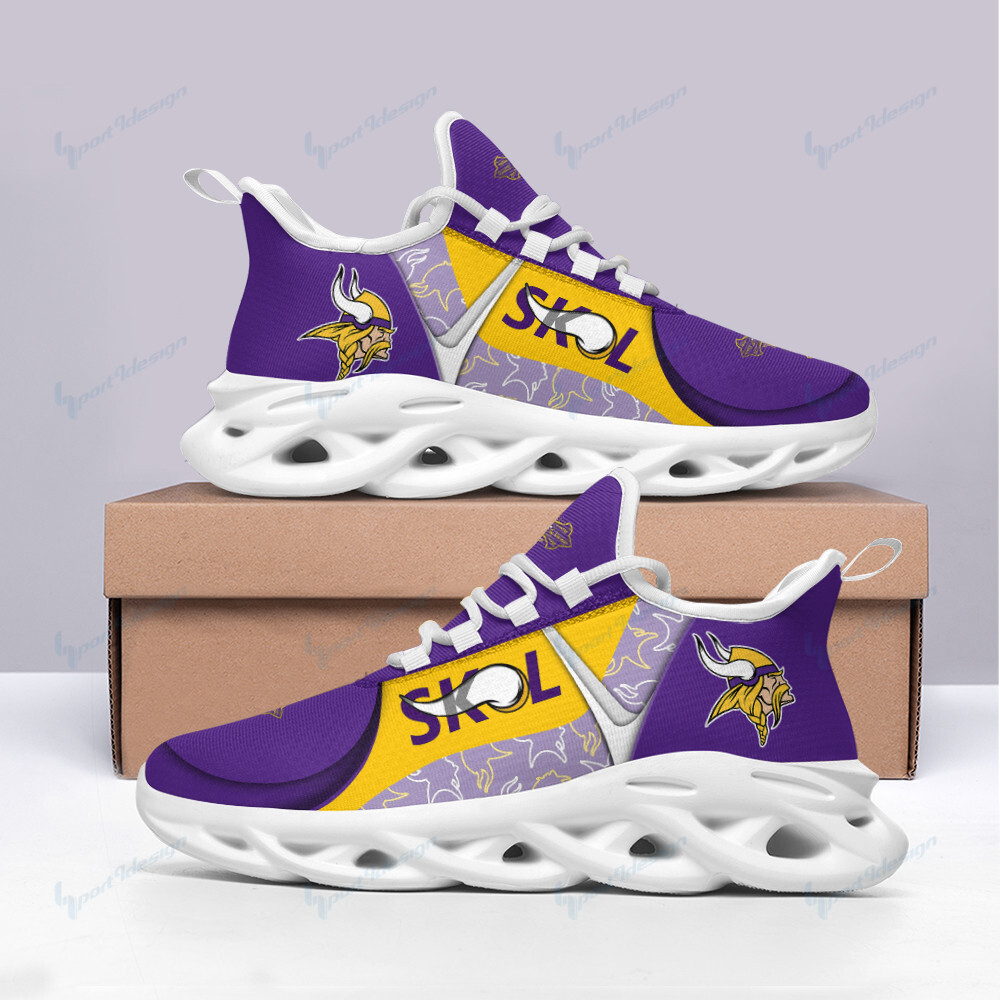 Ideafootwear Minnesota Vikings Max Soul Shoes Sneakers For Men And Women 15