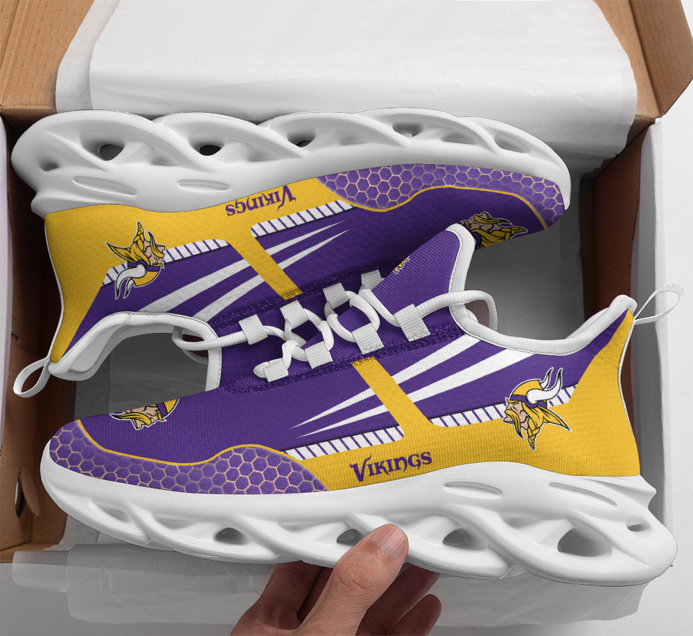 Ideafootwear Minnesota Vikings Max Soul Shoes Sneakers For Men And Women 19