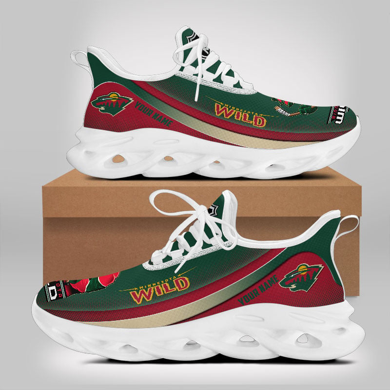 Ideafootwear Minnesota Wild Max Soul Shoes Sneakers For Men And Women 2