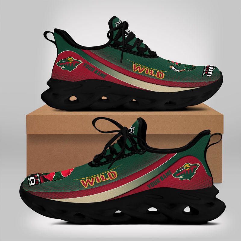 Ideafootwear Minnesota Wild Max Soul Shoes Sneakers For Men And Women 2