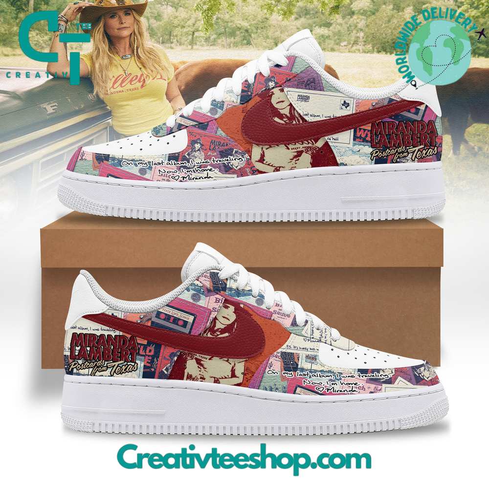 Ideafootwear Miranda Lambert  Air Low-Top Sneakers Shoes For Men And Women 1