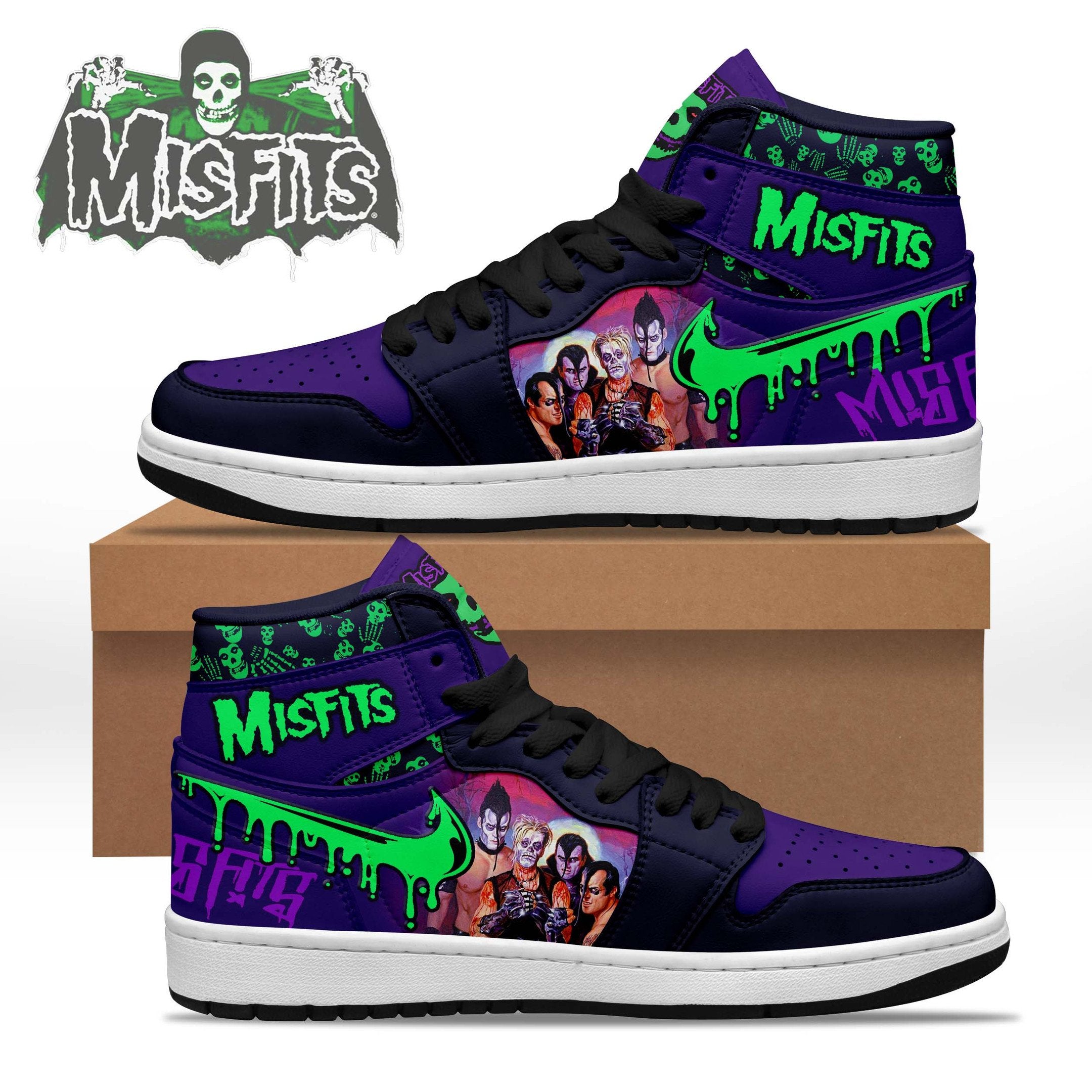 Ideafootwear Misfits AJ1 High Sneakers Shoes For Men And Women 1