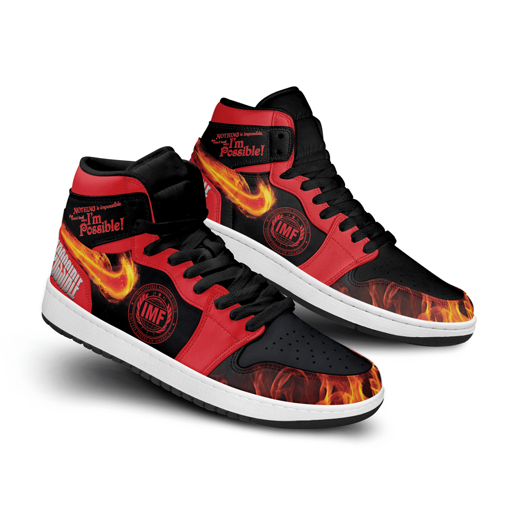 Ideafootwear Mission Possible AJ1 High Sneakers Shoes For Men And Women 1