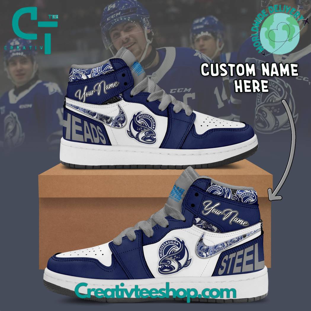 Ideafootwear Mississauga Steelheads AJ1 High Sneakers Shoes For Men And Women 1