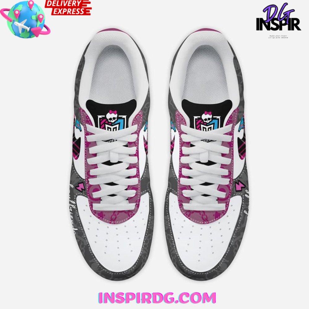 Ideafootwear Monster High Air Low-Top Sneakers Shoes For Men And Women 1
