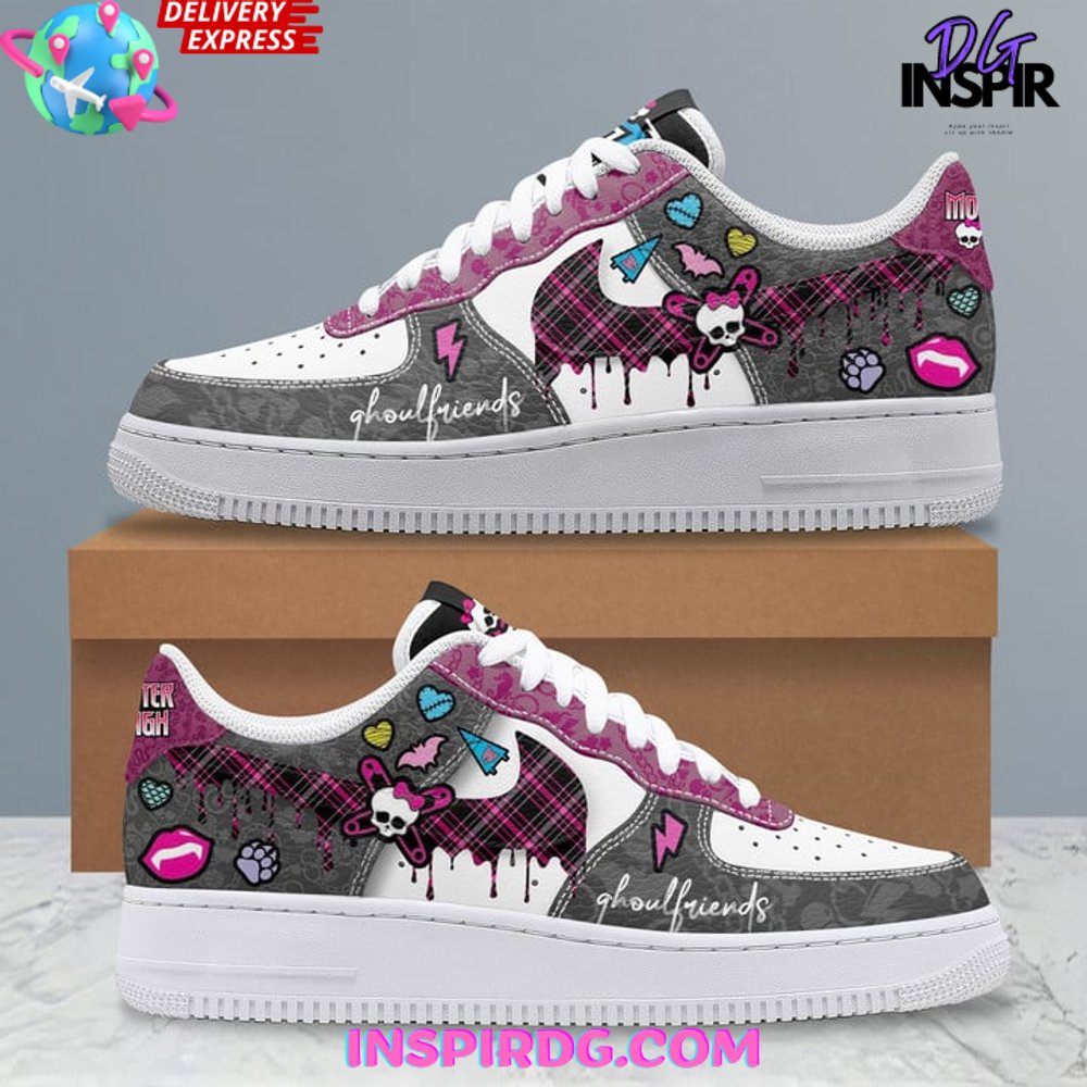 Ideafootwear Monster High Air Low-Top Sneakers Shoes For Men And Women 1
