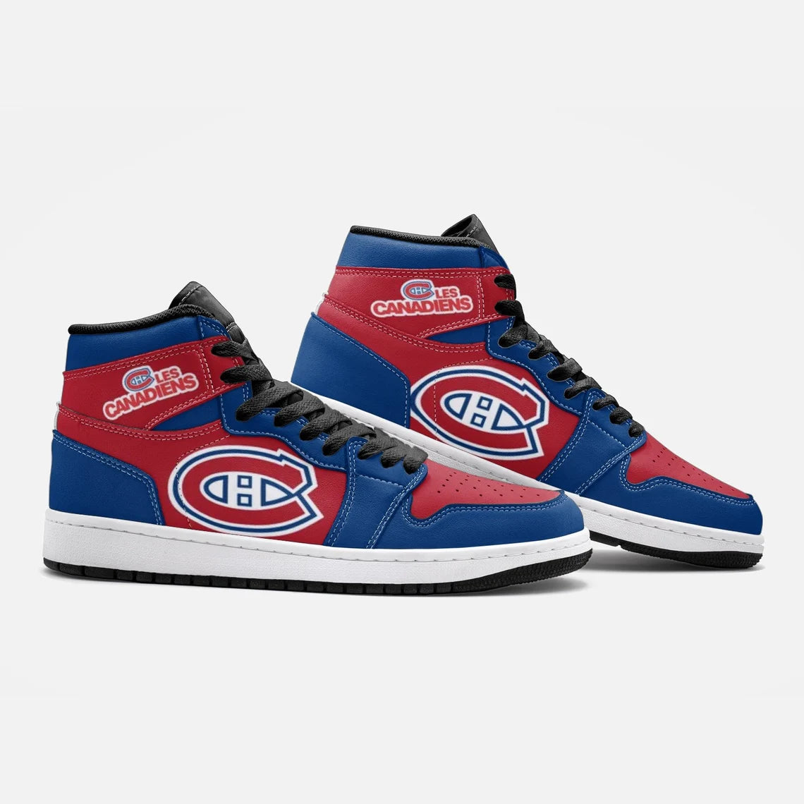 Ideafootwear Montreal Canadiens AJ1 High Sneakers Shoes For Men And Women 5