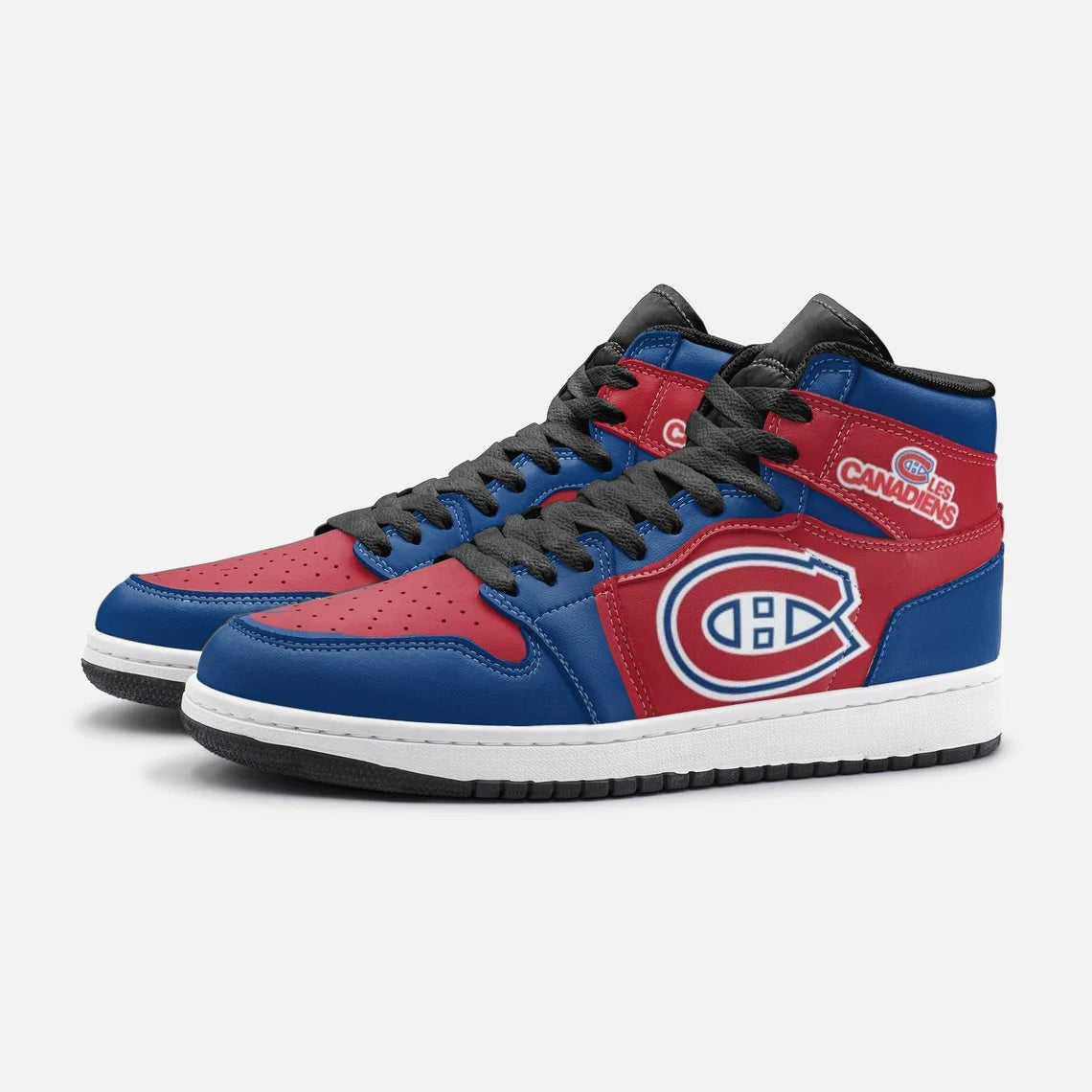 Ideafootwear Montreal Canadiens AJ1 High Sneakers Shoes For Men And Women 5