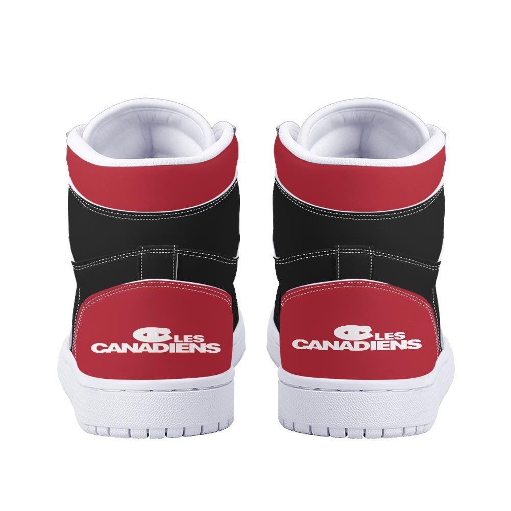 Ideafootwear Montreal Canadiens AJ1 High Sneakers Shoes For Men And Women 4