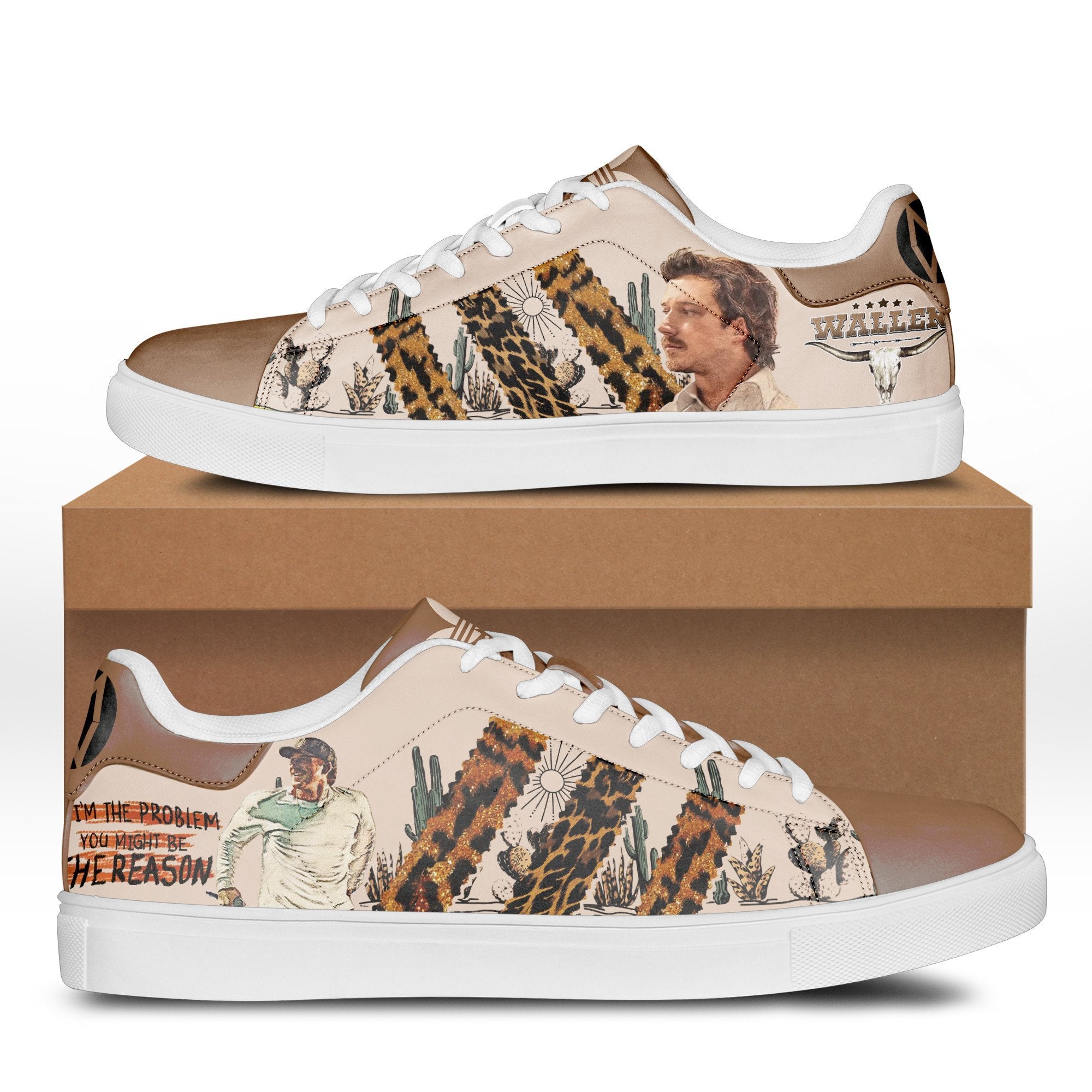 Ideafootwear Morgan Wallen Skate Stan Shoes Sneakes For Men And Women 2